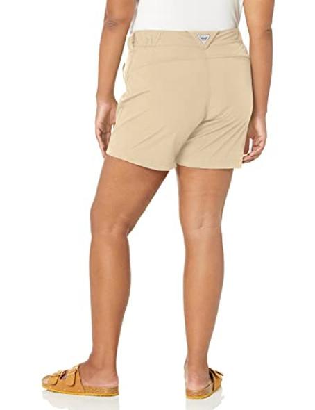 Columbia Women's Coral Point III Shorts 8 Long Fossil