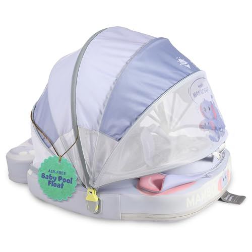 Mambo Baby Innovative Explorer Baby Floaties Angel B503-148-W-Z - BLUE New