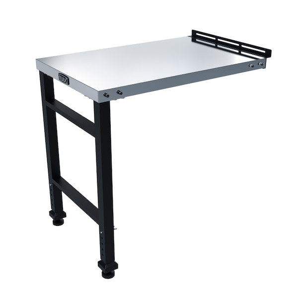 NUUK USA STAINLESS STEEL STEEL REMOVABLE WORK TABLE - STEEL/BLACK