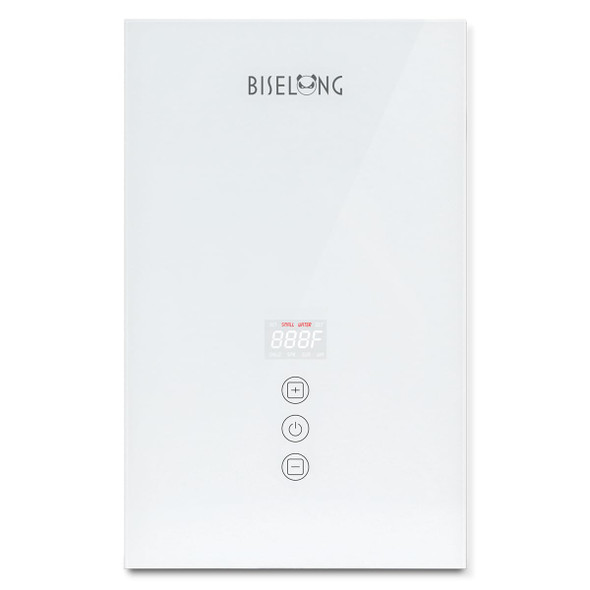 BiseLong Electric Instant Heat Tankless Water Heater, 7KW, 240V, White
