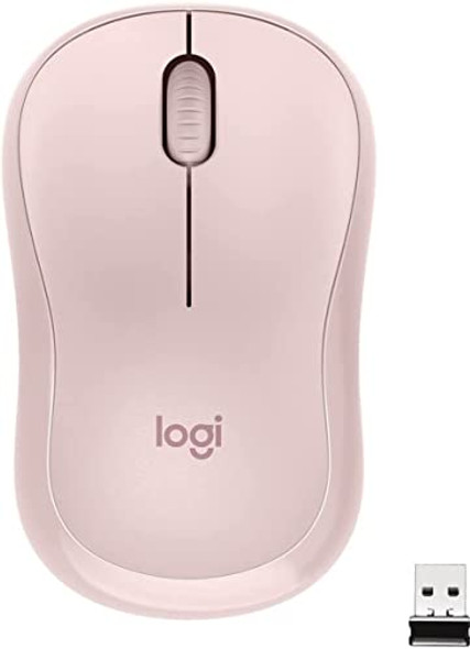 Logitech M220 Silent Wireless Mouse 2.4 GHz with USB Receiver 1000 DPI - Rose