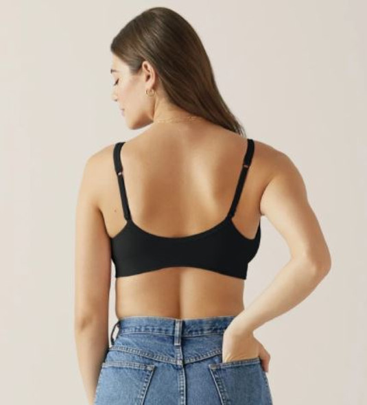 BRAVADO DESIGNS BRAVADO! DESIGNS BALLET NURSING SLEEP BRA SIZE L - BLACK New