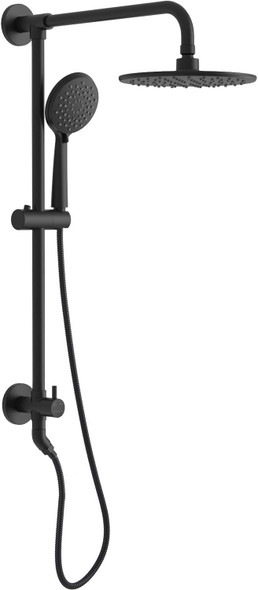 SOKA 9" RAIN SHOWER HEAD HANDHELD BATHROOM RAIN SHOWER SYSTEM - MATTE BLACK