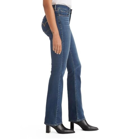 392520054 LEVI'S WOMENS MID RISE CLASSIC BOOTCUT JEAN LAPIS EMBROIDERY SIZE 10 New