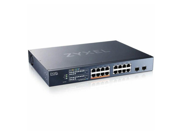 Zyxel XMG1915-18EP 16-Port 2.5G Multi-Gigabit Smart Nebula Cloud Managed PoE