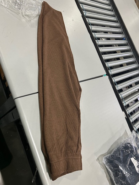 CUDDL DUDS WOMANS MEDIUM BROWN PANTS - SIZE: WOMEN M - BROWN