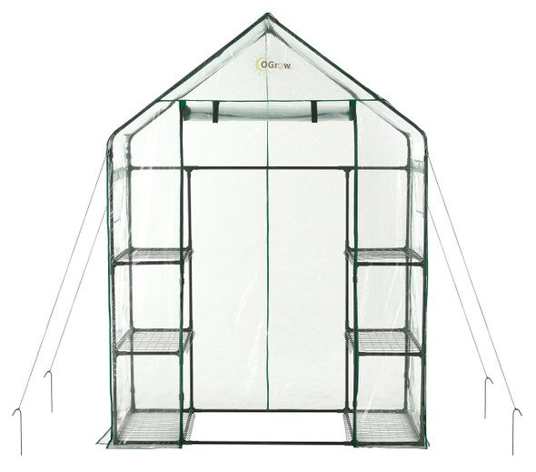 OGROW MACHRUS OGROW GREENHOUSE GREEN HOUSE SMALL GREENHOUSES OUTSIDE - GREEN