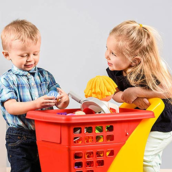 LITTLE TIKES SHOPPING CART - YELLOW/RED