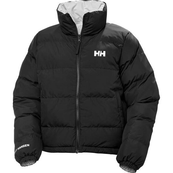 HELLY HANSEN PUFFER JACKET - SIZE: SMALL - BLACK New