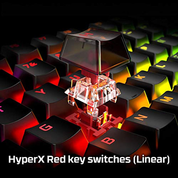 HYPERX ALLOY ORIGINS MECHANICAL GAMING KEYBOARD RGB LED BACKLIT HX-KB6RDX-US New