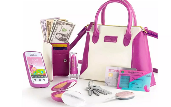 LITTI PRITTI LITTI LADY PURSE SET PLAY PURSE FOR LITTLE GIRLS - MULTI