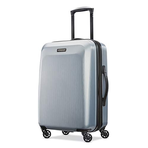 AMERICAN TOURISTER MOONLIGHT HARDSIDE EXPANDABLE CARRY-ON 21-INCH - SILVER