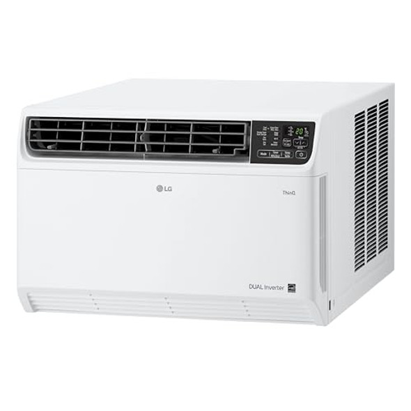 LG 14,000 BTU DUAL INVERTER, SMART WI-FI ENABLED WINDOW AC - WHITE New