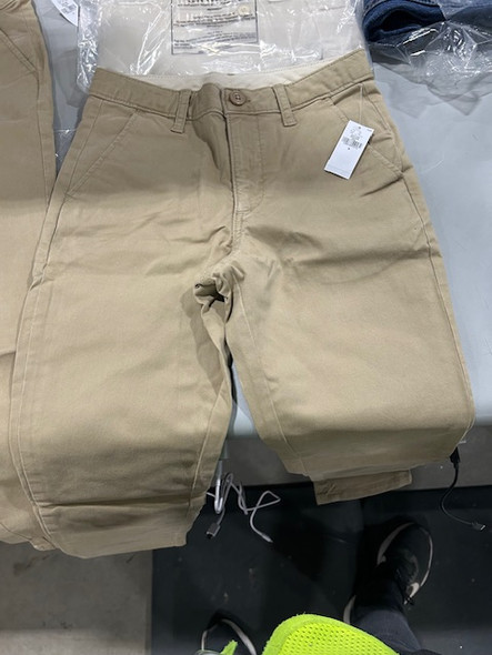 GAP KIDS KHAKKI PANTS - SIZE: YOUTH 8 - KHAKI New