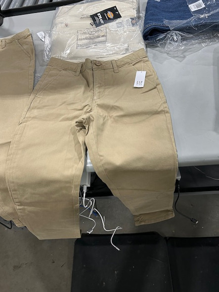 GAP KIDS KHAKKI PANTS - SIZE: YOUTH 8 - KHAKI New