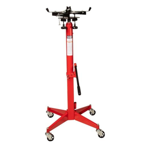 SUNEX TOOLS 700 LB. HD PEDESTAL TELESCOPIC TRANSMISSION JACK 7700C - RED