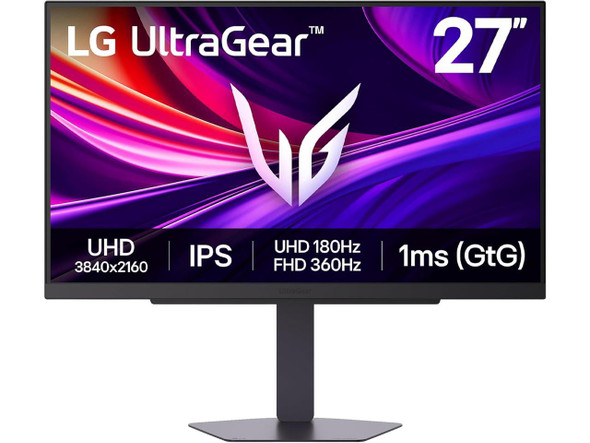 LG 27" 180 Hz IPS UHD Gaming Monitor FreeSync Premium & G-Sync Compatible DCI-P3