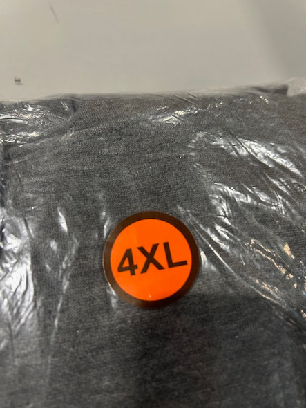 BLUE ICE PREMIUM CLOTHING PULLOVER HOODIE - SIZE: MEN 4XL - CHARCOAL New