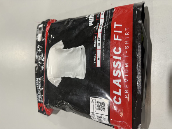 PUMA 3 PACK PUMA PREMIUM SOFT CREW NECK T SHIRTS SIZE: MEN XL - BLACK WHITE GRAY New