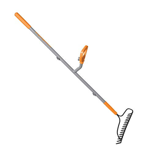 ERGIE SYSTEMS ERGIESHOVEL ERG-BWRK16 STRAIN REDUCING BOW RAKE - GRAY/ORANGE