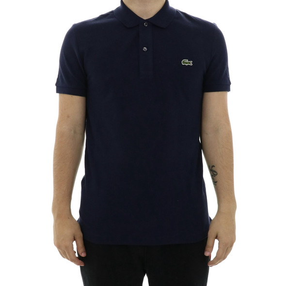 LACOSTE MENS SLIM FIT PIQUE POLO NAVY BLUE-XL - NAVY New