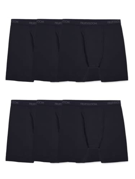 Fruit of the Loom mens Big & Tall Tag-free Underwear 3XL 3EL7BMP-6P - Black New