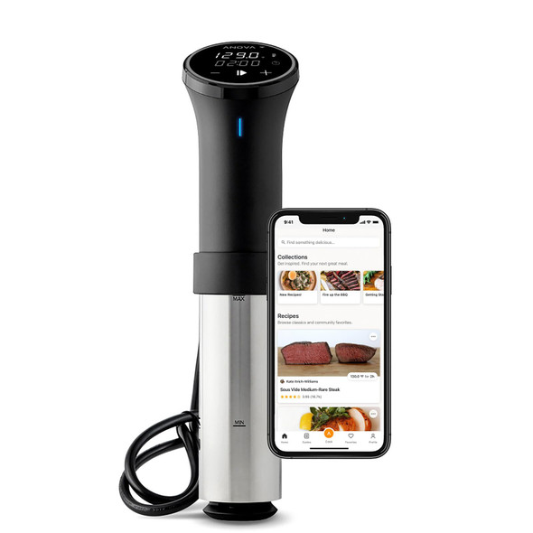 ANOVA CULINARY SOUS VIDE PRECISION COOKER 3.0 (WIFI), 1100 WATTS - SILVER