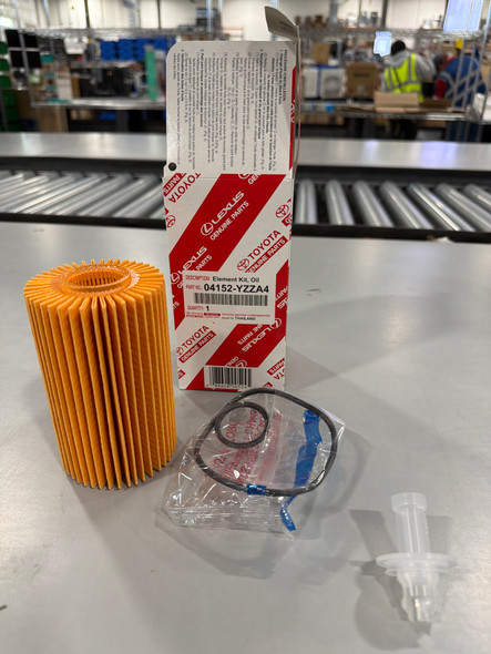 TOYOTA GENUINE OIL FILTER (6.3 X 3.2 X 3.2 INCHES) - ORANGE New