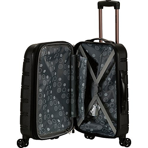 ROCKLAND MELBOURNE HARDSIDE EXPANDABLE SPINNER WHEEL LUGGAGE - LIME CARRY-ON New