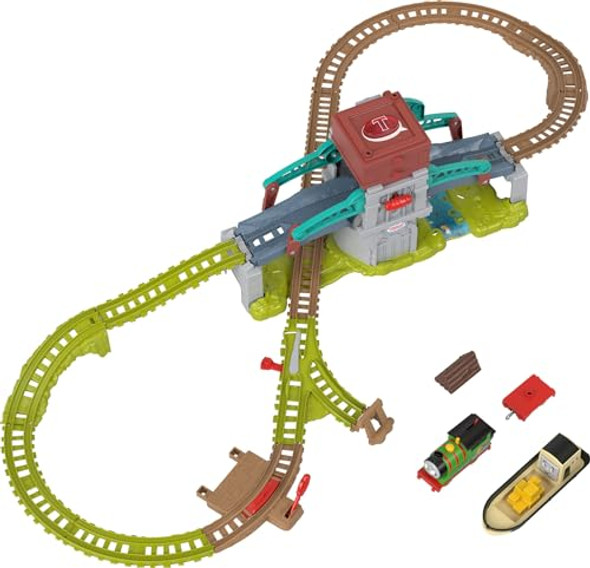 FISHER-PRICE THOMAS FRIENDS TOY TRAIN SET TALKING BULSTRODE WHICH-WAY BRIDGE New