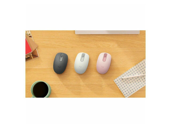 Logitech M196 Mouse - Optical - Wireless - 32.81 ft - Bluetooth - Graphite -