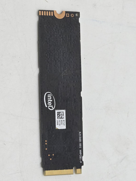 INTEL 256GB NVME PCIE M.2 SOLID STATE DRIVE - BLACK