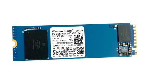 WESTERN DIGITAL 256GB SN530 NVME M.2 2280 SSD - BLUE