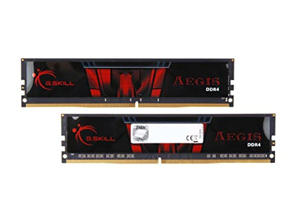 G.SKILL AEGIS SERIES DDR4 RAM 32GB (2X16GB) 2666MT/S CL19-19-19-43 - BLACK