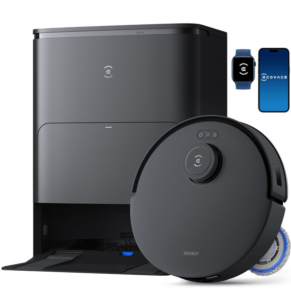 ECOVACS DEEBOT T30S ROBOT VACUUM AND MOP 11000PA ZEROTANGLE TECHNOLOGY - BLACK New