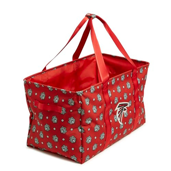 VERA BRADLEY WOMENS RECYCLED LIGHTEN UP REACTIVE LARGE CAR TOTE - RED/SILVER New