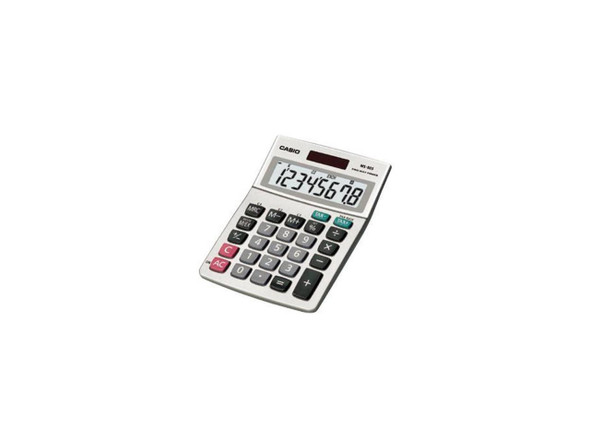 Casio MS-80S-S-IH Desktop Calculator with 8-Digit Display