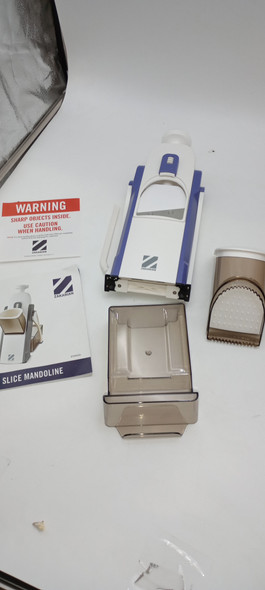 ZAKARIAN DASH SAFE SLICE MANDOLINE VEGETABLES MEAL PREP & MORE - PURPLE/WHITE