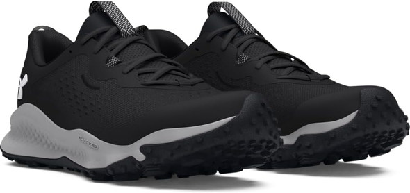 UNDER ARMOUR WOMEN'S CHARGED MAVEN TRAIL SHOES - 6.5 - ANTHRACITE/BLACK/WHITE