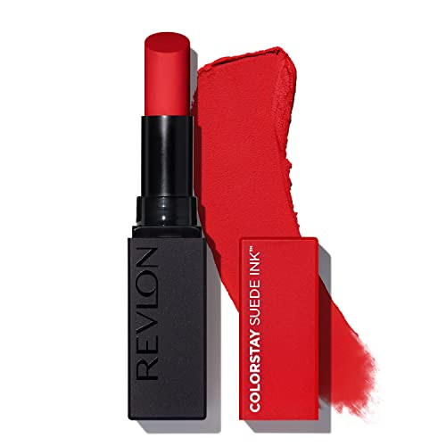 REVLON LIPSTICK COLORSTAY SUED INK MATTE COLOR NO TRANSFER 015 LIP BOOM - PINK New