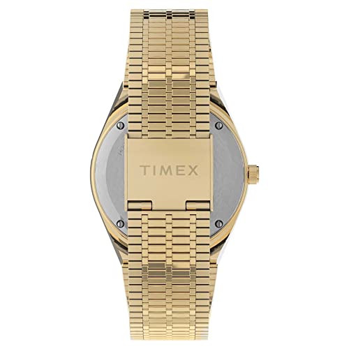 Timex Q Women's 36mm Watch Gold-Tone Cream TW2U95800VQ