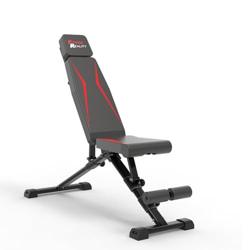 Fitness Reality Adjustable Weight Bench Press Incline Decline Training