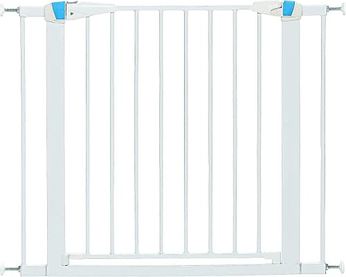 MidWest Homes for Pets 29" Tall Walk-Though Steel Pet Gate, White New