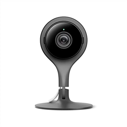 GOOGLE NEST CAM INDOOR WIRED CAMERA CONTROL WITH YOUR PHONE A0005 - BLACK