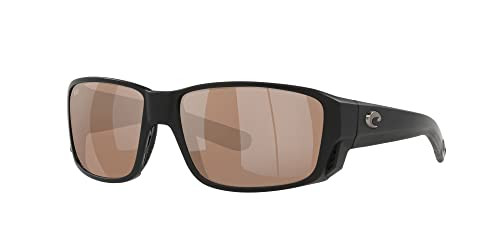 COSTA DEL MAR DEL SUNGLASSES, 60MM - BLACK/POLARIZED COPPER