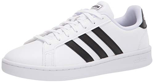 EE7968 ADIDAS WOMEN'S GRAND COURT SNEAKER BLACK/WHITE SIZE 7 New