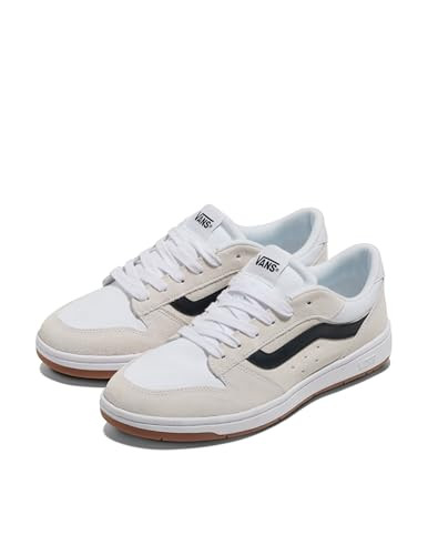 VANS MEN'S RYLAND LS RETRO COURT SNEAKERS - SIZE MEN 10 (EU M43) - BLACK/WHITE