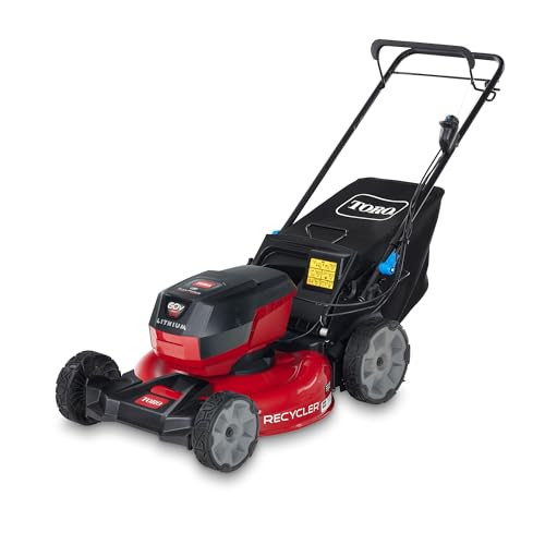 TORO 60V 21" RECYCLER SELF-PROPEL LAWN MOWER BATTERY/CHARGER NOT INCLUDED BLACK