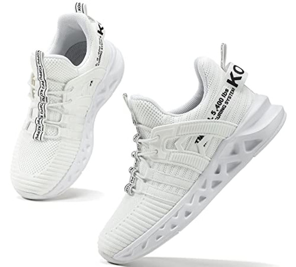 KOPPU KIDS SHOES RUNNING SHOES GIRLS BOYS SIZE: YOUTH SIZE 3 (EU M35) - WHITE