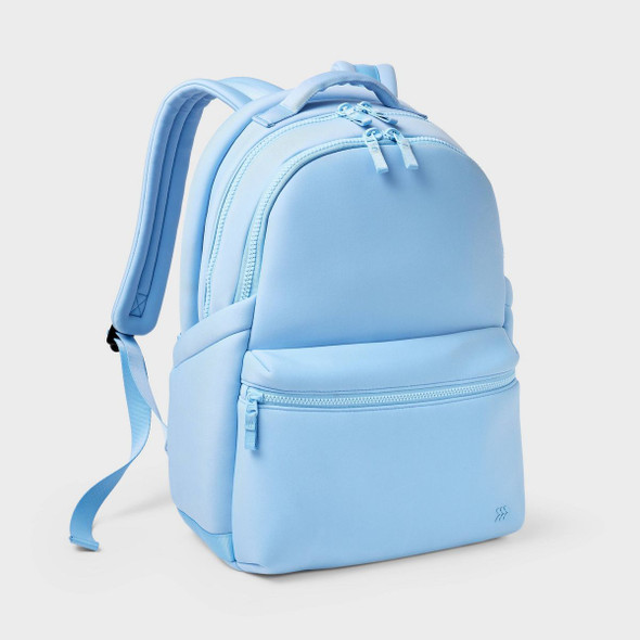 ALL IN MOTION™ 14L FAUX NEOPRENE BACKPACK - BLUE